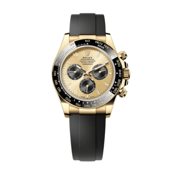 Daytona champagne black dial 40mm