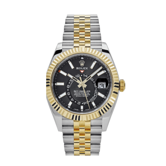 Sky-dweller gold jubilee black dial 42mm