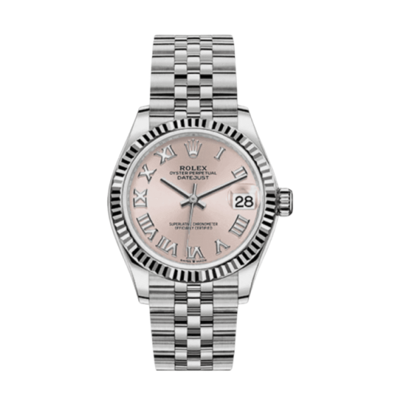 Date just ladies pink dial 31mm