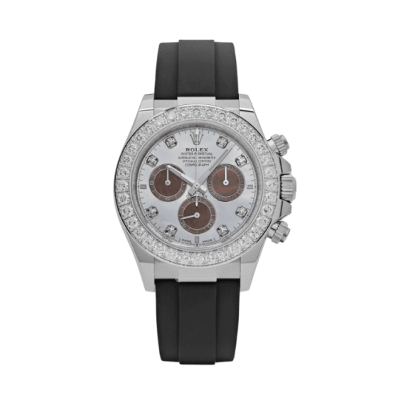 Daytona diamond mother of pearl 40mm