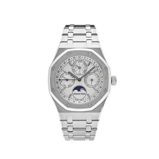 Royal Oak Perpetual Calendar 26574ST.OO.1220ST.01 Steel White Dial