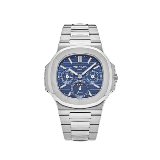 Nautilus 5740/1G-001 ‘Tiffany & Co.’ Perpetual Calendar Moon Phase White Gold Blue Dial (2019)