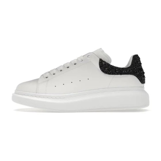 Oversized bianco nero cristallo