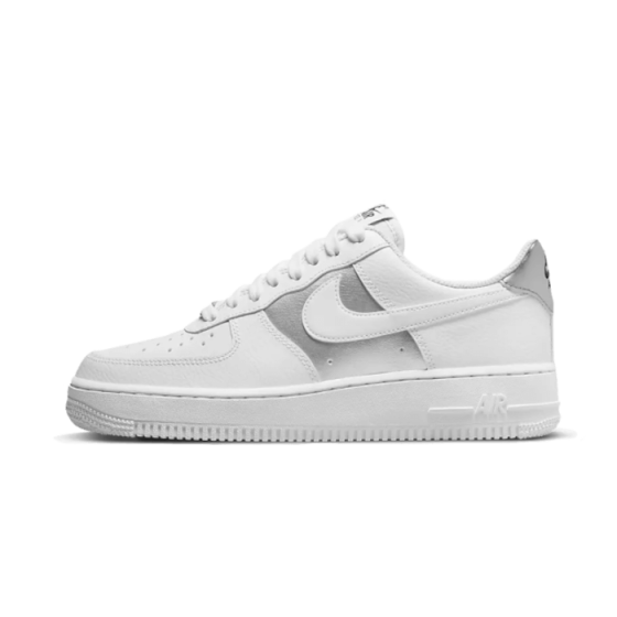White Metallic Silver
