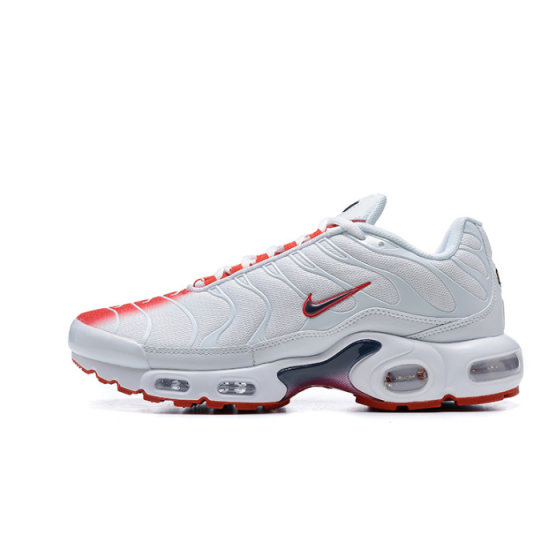 White With Red Stripe